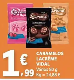 E.Leclerc Caramelos lacrême vidal promoção