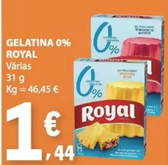 E.Leclerc gelatina 0% royal promoção