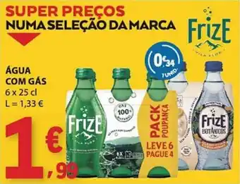 E.Leclerc Água com gás frize promoção