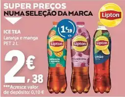 E.Leclerc Lipton ice tea laranja e manga promoção