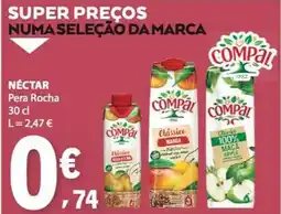 E.Leclerc Néctar pera rocha compal promoção