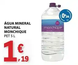 E.Leclerc Água mineral natural monchique promoção