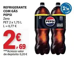 E.Leclerc Refrigerante com gás pepsi zero promoção