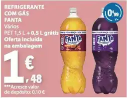 E.Leclerc refrigerante com gás fanta promoção