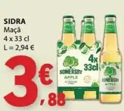 E.Leclerc Sidra maçã somersby apple promoção