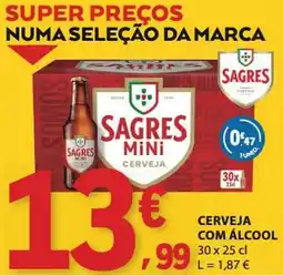 E.Leclerc Sagres mini cerveja promoção