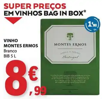 E.Leclerc Vinho Montes Ermos promoção