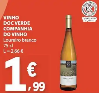 E.Leclerc vinho verde companhia do vinho loureiro branco promoção