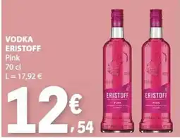 E.Leclerc vodka eristoff pink promoção