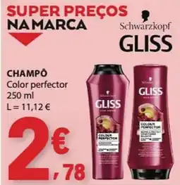 E.Leclerc Schwarzkopf gliss champô color perfector promoção