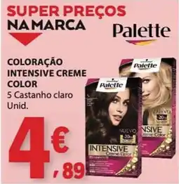 E.Leclerc Coloração intensive creme color palette promoção