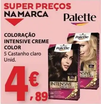 E.Leclerc Coloração intensive creme color palette promoção