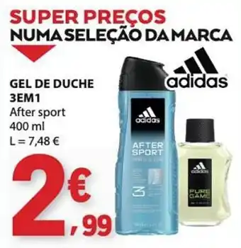 E.Leclerc Gel de duche adidas promoção