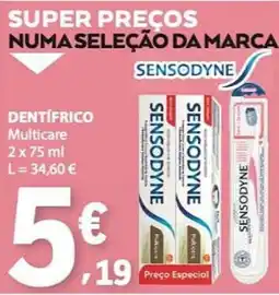 E.Leclerc Dentífrico Sensodyne Multicare promoção