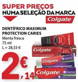 E.Leclerc Dentífrico maximum protection caries colgate promoção