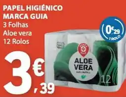 E.Leclerc Papel higiénico marca guia promoção