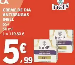 E.Leclerc Creme de dia antirrugas inell 65+ promoção