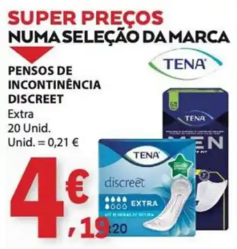 E.Leclerc pensos de incontinência discreet extra promoção
