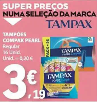E.Leclerc tampões compak pearl promoção