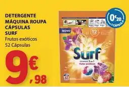 E.Leclerc Detergente máquina roupa cápsulas surf frutos exóticos promoção