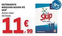 E.Leclerc Detergente máquina roupa pó skip active clean promoção