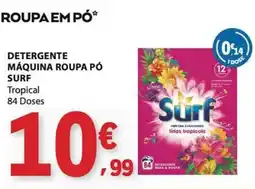 E.Leclerc Detergente máquina roupa pó surf tropical promoção