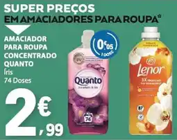 E.Leclerc amaciador para roupa concentrado quanto iris promoção