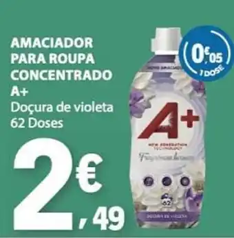E.Leclerc Amaciador para roupa concentrado A+ promoção