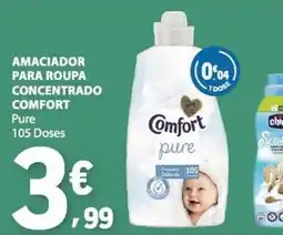 E.Leclerc Amaciador para roupa concentrado comfort pure promoção