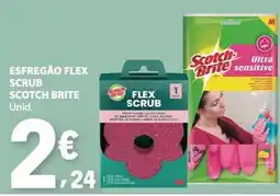 E.Leclerc esfregão flex scrub scotch brite promoção