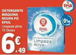 E.Leclerc Detergente máquina roupa pó epsil limpeza ativa promoção