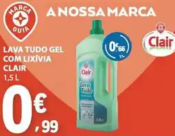 E.Leclerc Lava tudo gel com lixívia clair promoção