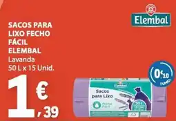 E.Leclerc sacos para lixo elembal promoção