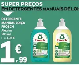 E.Leclerc Detergente manual loiça frosch promoção