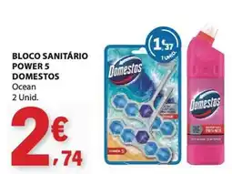 E.Leclerc Bloco sanitário power 5 domestos ocean promoção