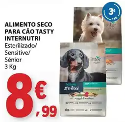 E.Leclerc alimento seco para cão tasty internutri promoção