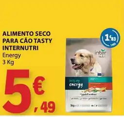 E.Leclerc alimento seco para cão tasty internutri energy promoção