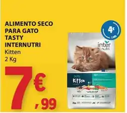 E.Leclerc alimento seco para gato tasty internutri kitten promoção