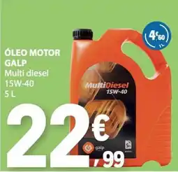 E.Leclerc óleo motor galp multi diesel promoção