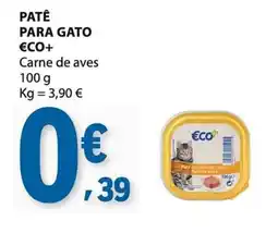 E.Leclerc Patê para gato eco+ carne de aves promoção