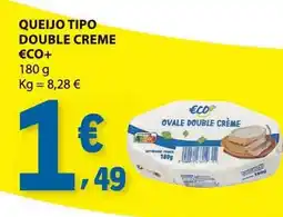 E.Leclerc Queijo tipo double creme eco+ promoção
