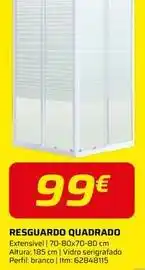Bricomarché Resguardo quadrado promoção