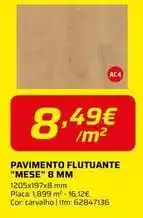 Bricomarché Pavimento flutuante mese 8mm promoção