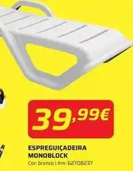 Bricomarché Espreguicadeira monoblock promoção
