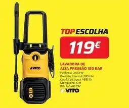 Bricomarché Vito - lavadora de alta pressao bar promoção