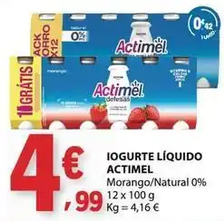 E.Leclerc Danone - iogurte liquido actimel promoção