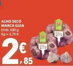 E.Leclerc Marca guia - alho seco promoção
