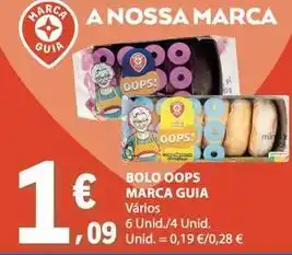 E.Leclerc Marca guia - bolo oops promoção