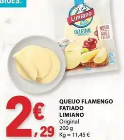 E.Leclerc Limiano - queijo flamengo fatiado promoção