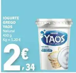 E.Leclerc Yaos - iogurte grego yaos promoção